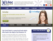 Tablet Screenshot of lilacfamilydental.com